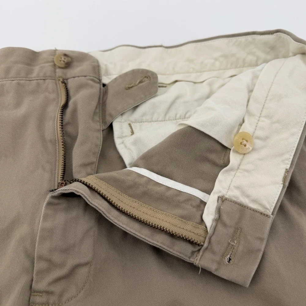 Polo Ralph Lauren Pants Mens 35x30 Khaki Prospect Pant Chino Straight Cotton Tan